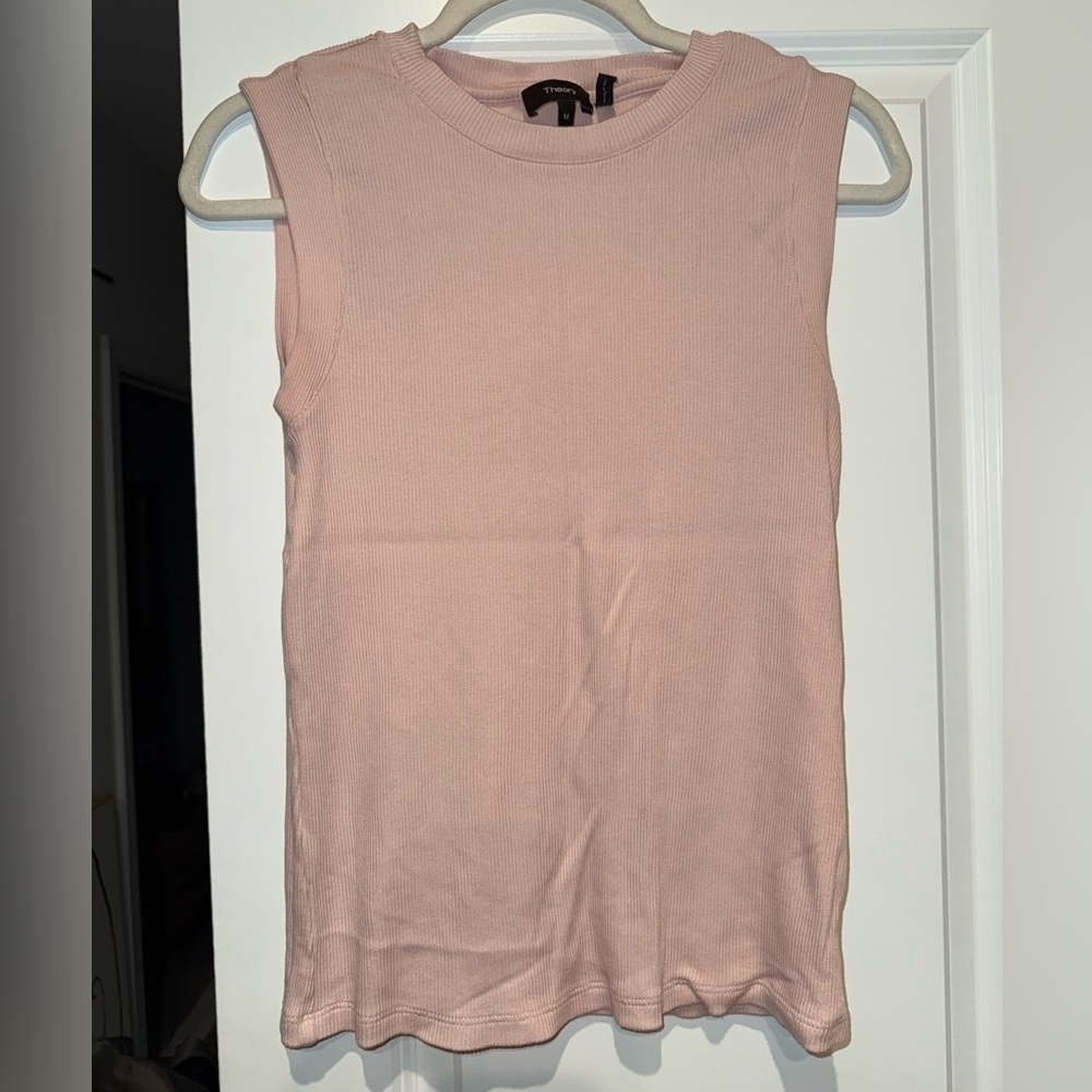 Blush pink THEORY tank - Picture 2 of 2